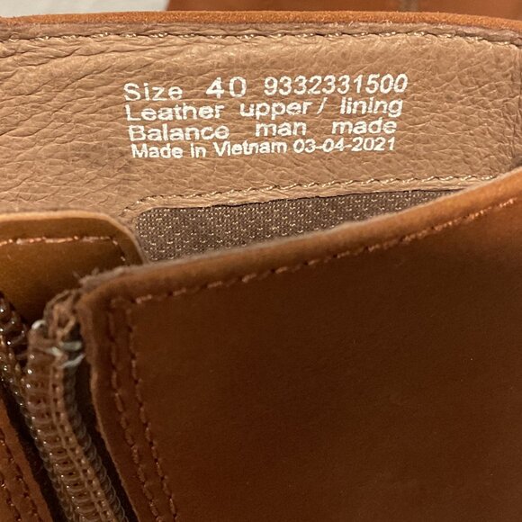 NWOB Dansko leather zip ankle boots 40 - Picture 9 of 9